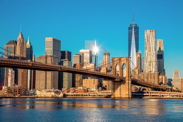 famous-skyline-of-downtown-new-york-city-at-early-morning-light