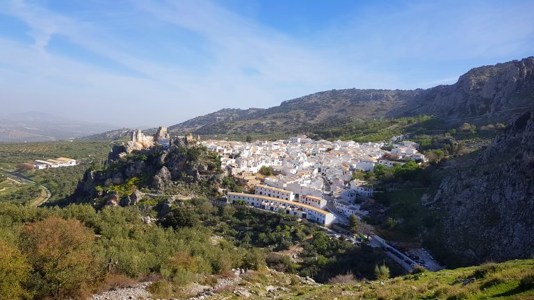 aerial-and-panoramic-view-of-the-spectacular-andalusian-town-of-zuheros-castle-and-defensive-fortress-of-the-population