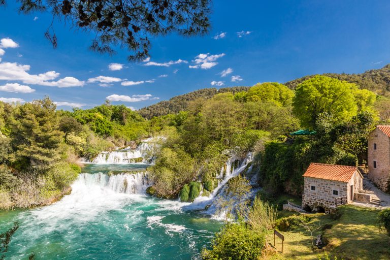waterfall-and-mill-in-krka-national-park-croatia