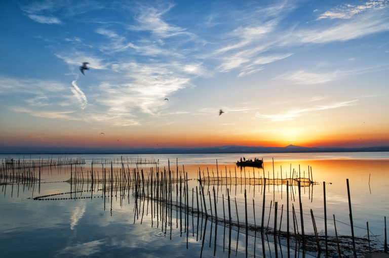 atardecer-en-la-albufera-de-valencia-is-one-of-the-most-representative-and-valuable-coastal-wetlands-of-the-valencian-community-to-the-point-that-in-1986-it-was-declared-a-natural-park-its-value-to